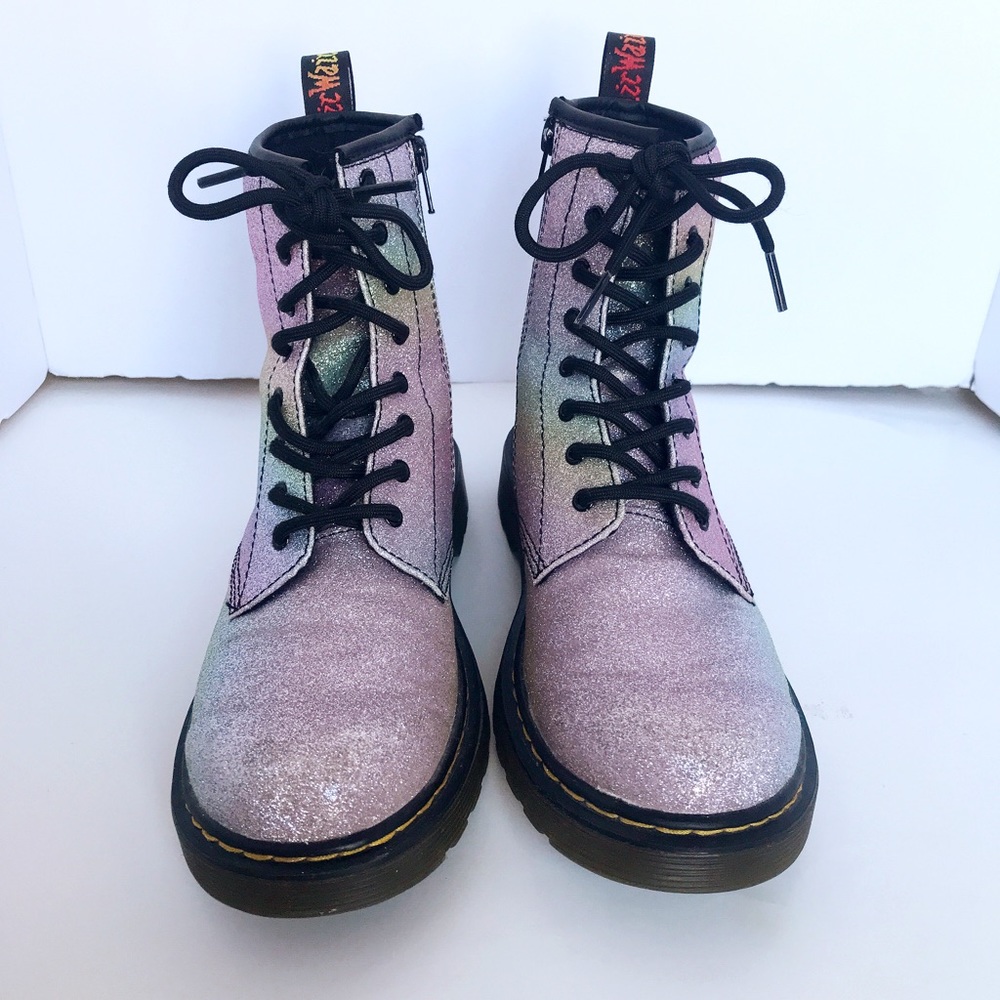 Rainbow Glitter Doc Marten Boots